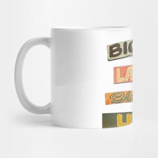 Big Up Large Up Sign Mug